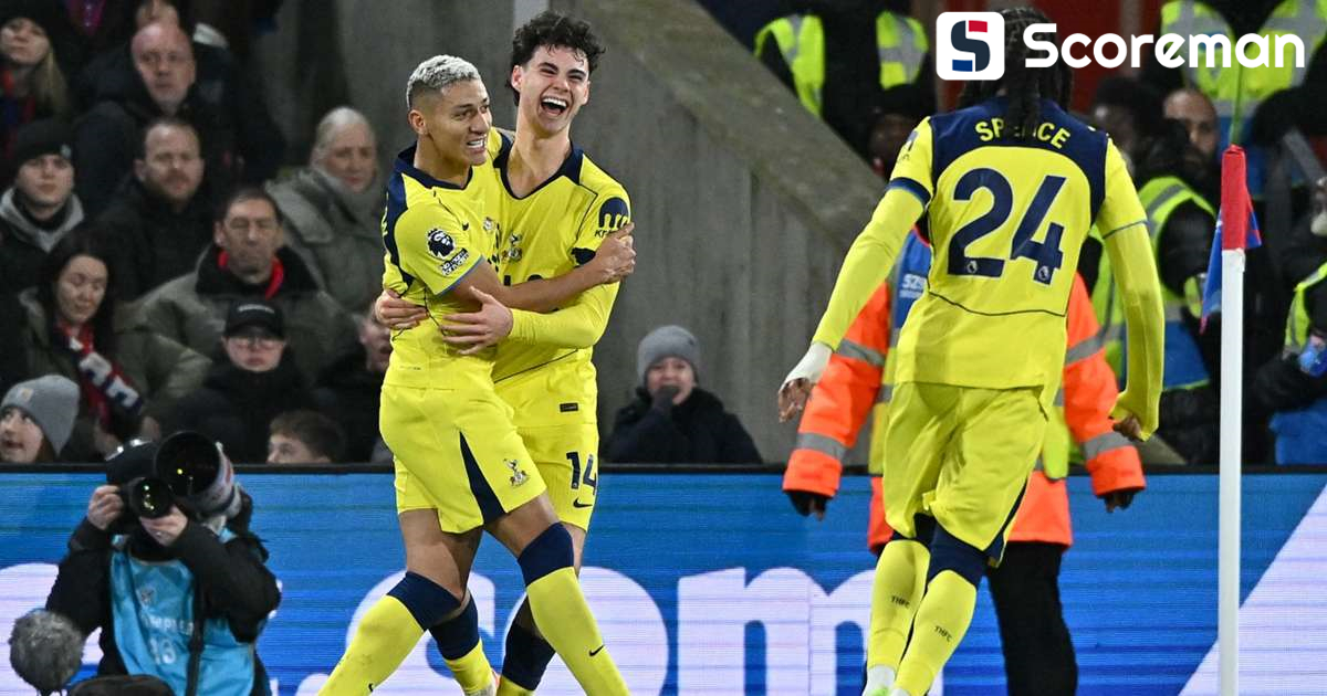 토트넘, 팰리스에 1-0 신승... 리그 2연패 탈출